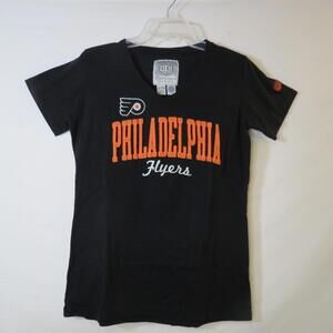 Philadelphia Flyers Old Time Hockey Womens Short Sleeve Shirt Size XL